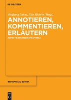 Cover "Annotieren, Kommentieren, Erläutern"