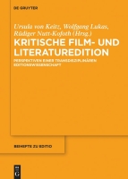 Cover "Kritische Film- und Literaturedition"