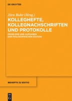 Cover "Kolleghefte, Kollegnachschriften und Protokolle"