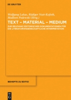 Cover "Text – Material – Medium"